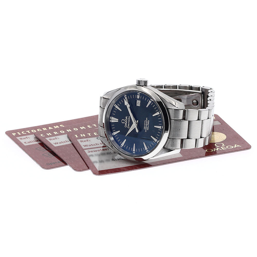OMEGA Seamaster Aqua Terra 2503.80 Date Navy Dial Automatic Men's Watch_895549