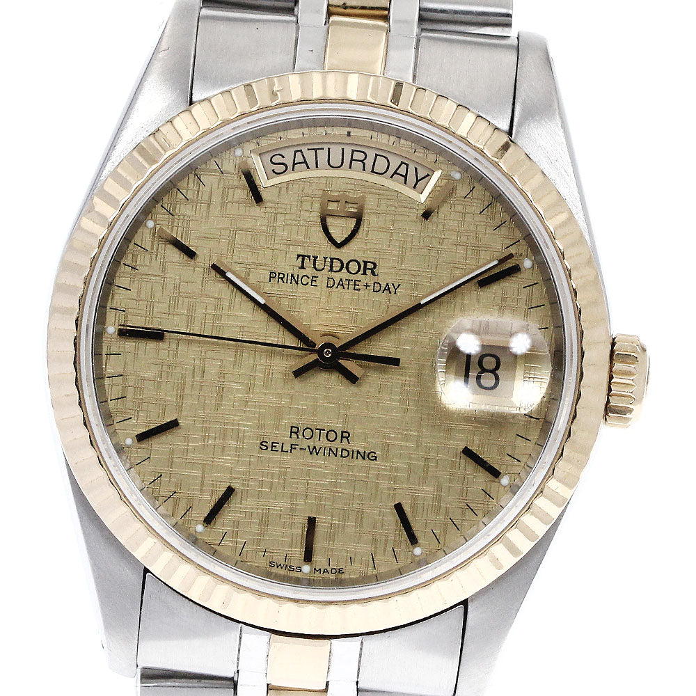 TUDOR Prince Date Day 76213 gold Dial Automatic Men's Watch_895575