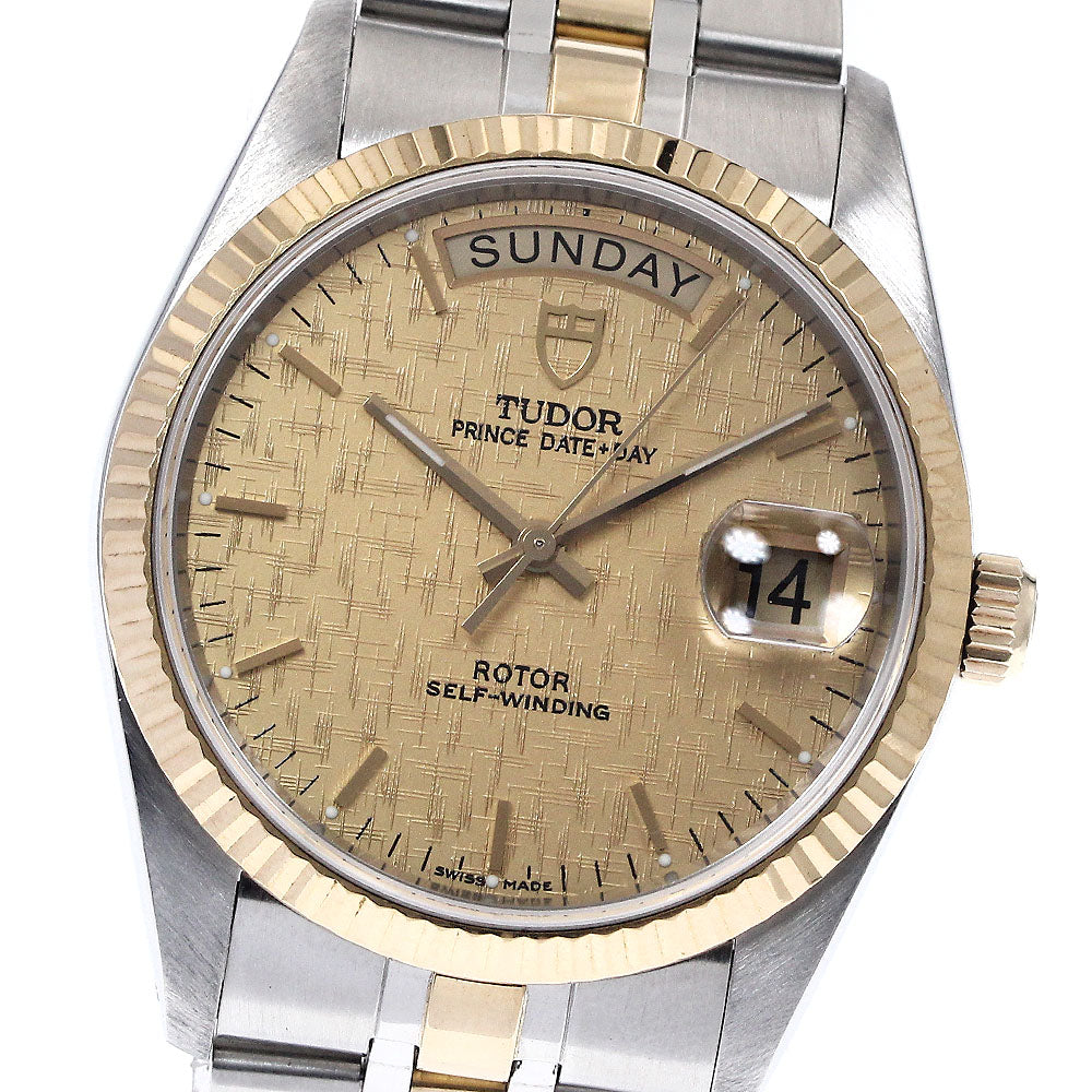 TUDOR Prince Date Day 76213 gold Dial Automatic Men's Watch_895577