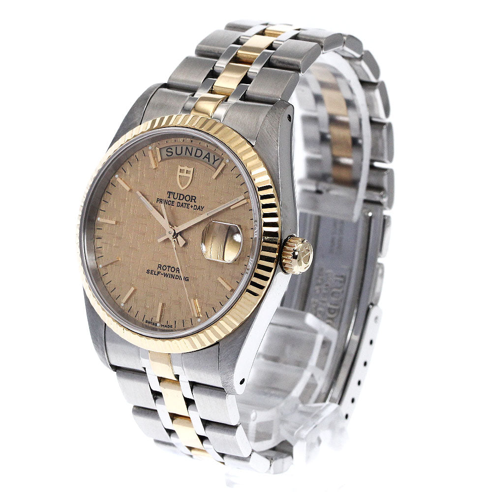 TUDOR Prince Date Day 76213 gold Dial Automatic Men's Watch_895577