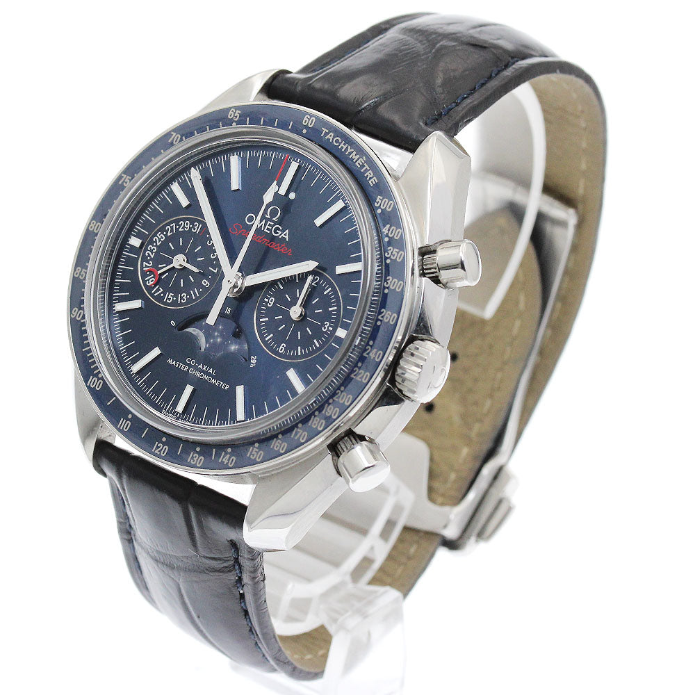 OMEGA Speedmaster 304.33.44.52.03.001 Moonphase Co-Axial Navy Dial Automatic Men's Watch_895590