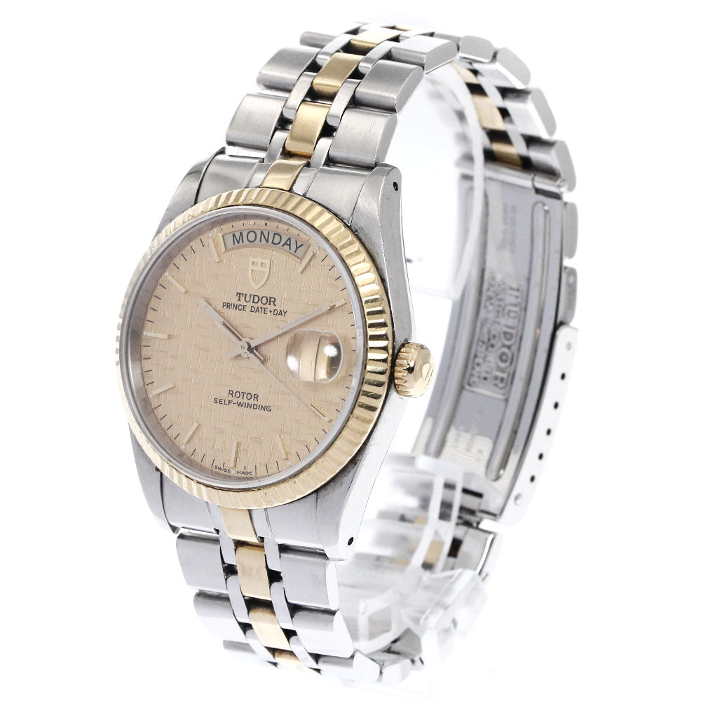 TUDOR Prince Date Day 76213 gold Dial Automatic Men's Watch_895594