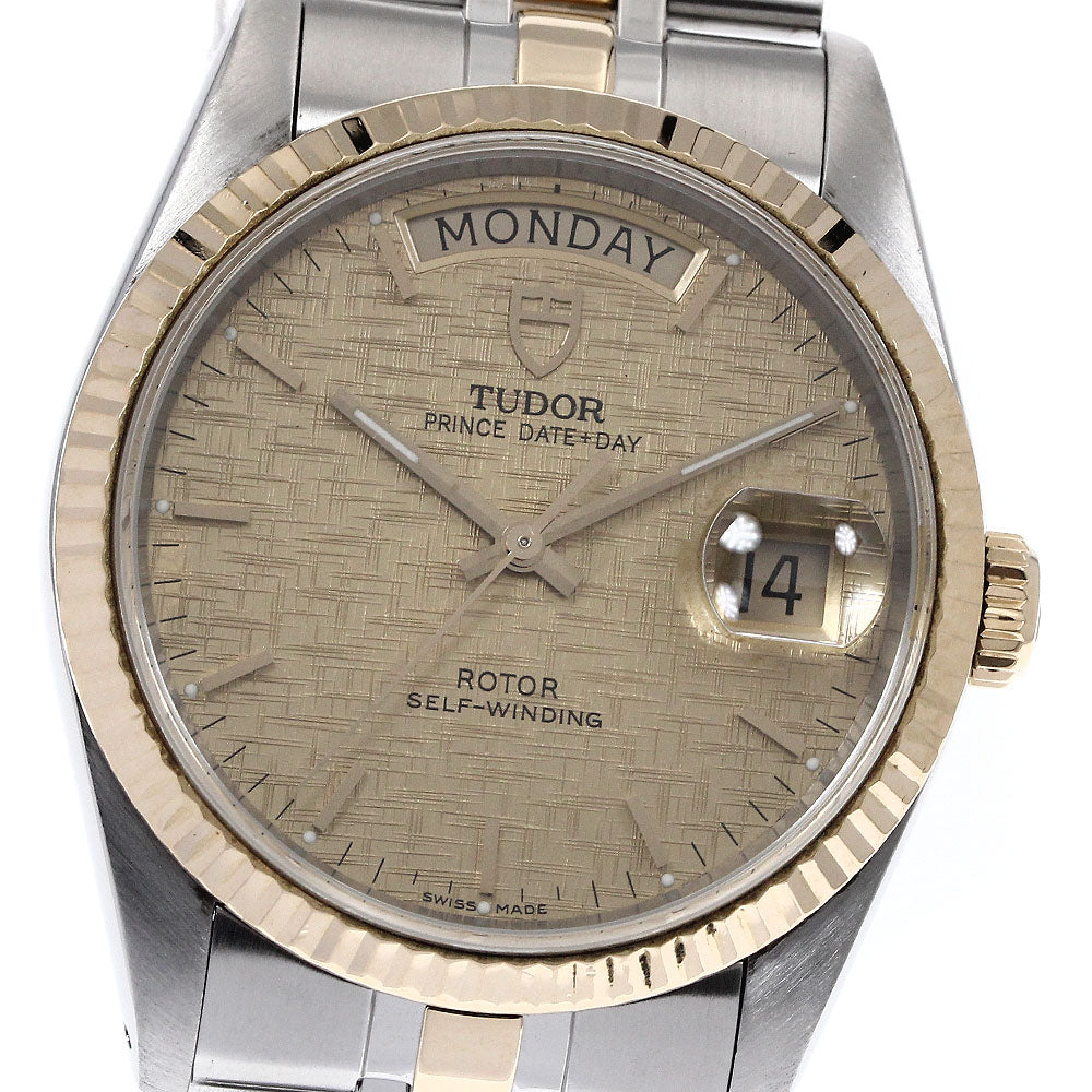 TUDOR Prince Date Day 76213 gold Dial Automatic Men's Watch_895605