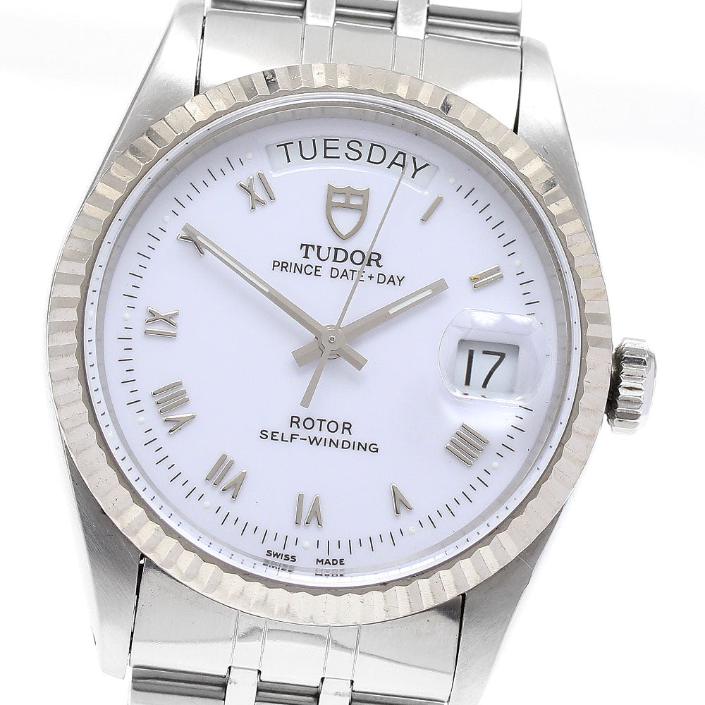 TUDOR Prince Date Day 76214 Day date white Dial Automatic Men's Watch_895607