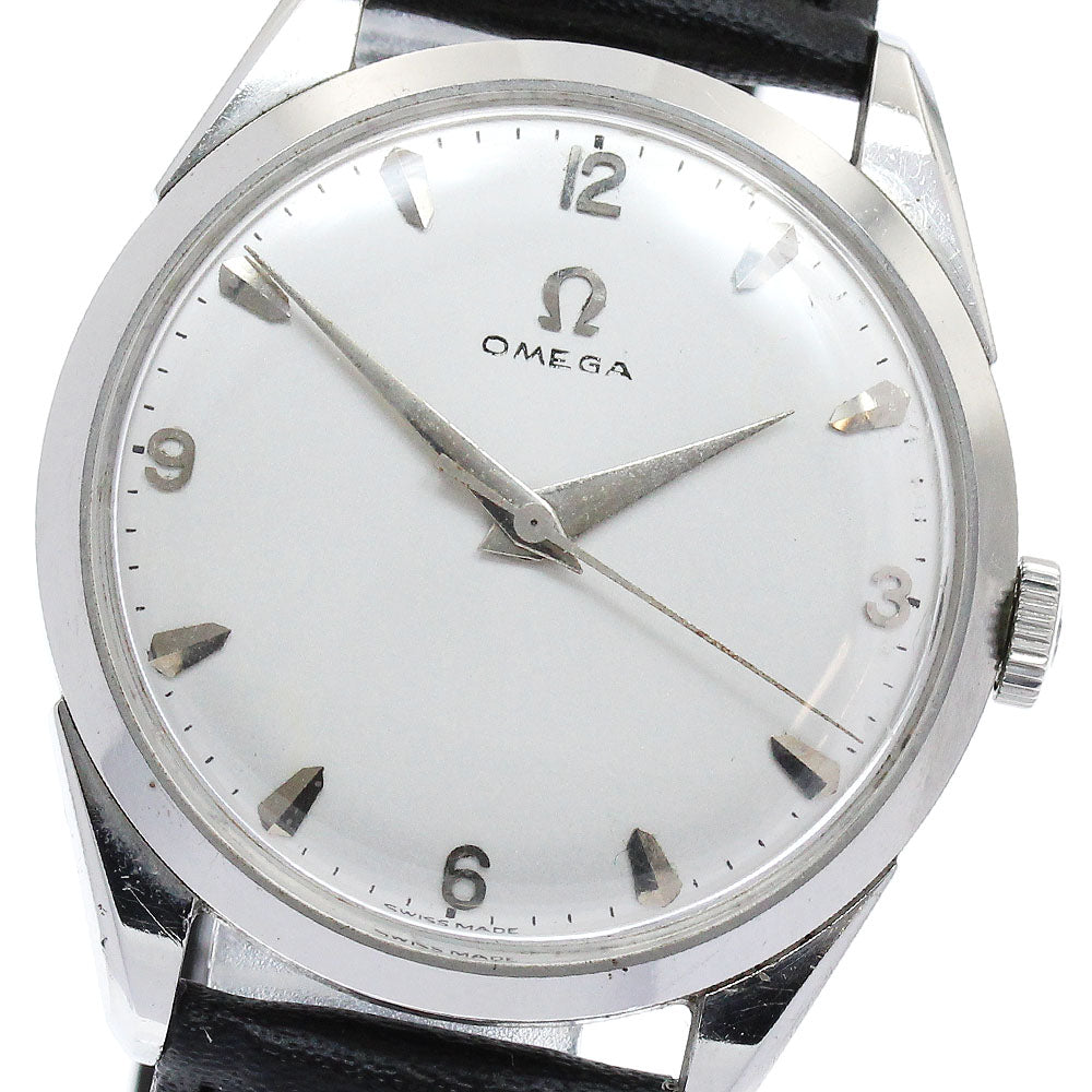 OMEGA 2910-9 SC Round cal.284 Silver Dial Hand Winding Men's Watch_895627