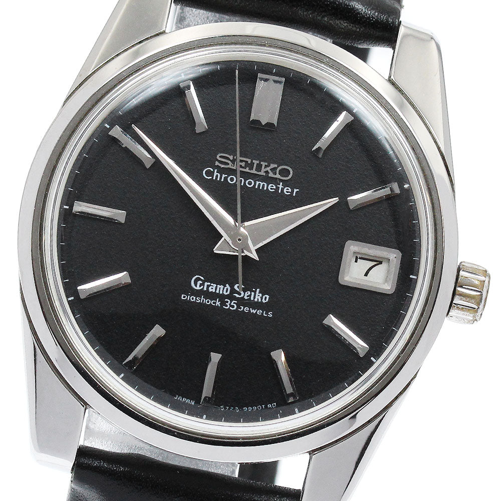 SEIKO Grand Seiko 5722-9990 Redone Dial Chronometer black Dial Hand Winding Men's Watch_895638