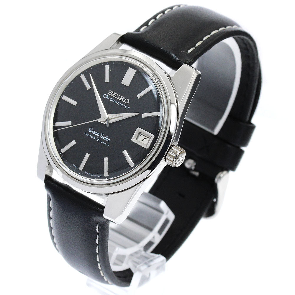 SEIKO Grand Seiko 5722-9990 Redone Dial Chronometer black Dial Hand Winding Men's Watch_895638