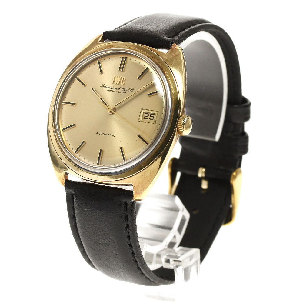 IWC SCHAFFHAUSEN K18YG Cal.8541B Date gold Dial Automatic Men's Watch_895650