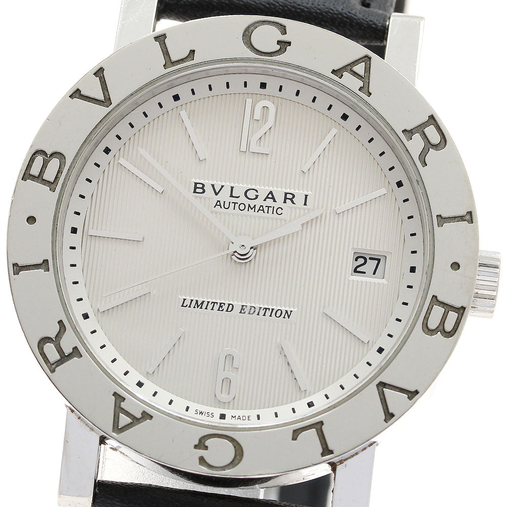 BVLGARI BVLGARIBVLGARI BB38SLAUTO Date Silver Dial Automatic Men's Watch_895662