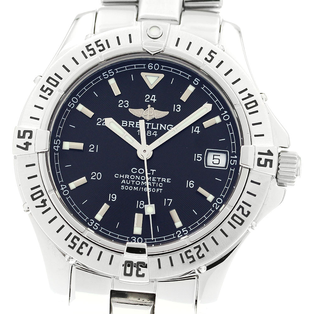BREITLING Colt Ocean A17350 Date Black Dial Automatic Men's Watch_895976