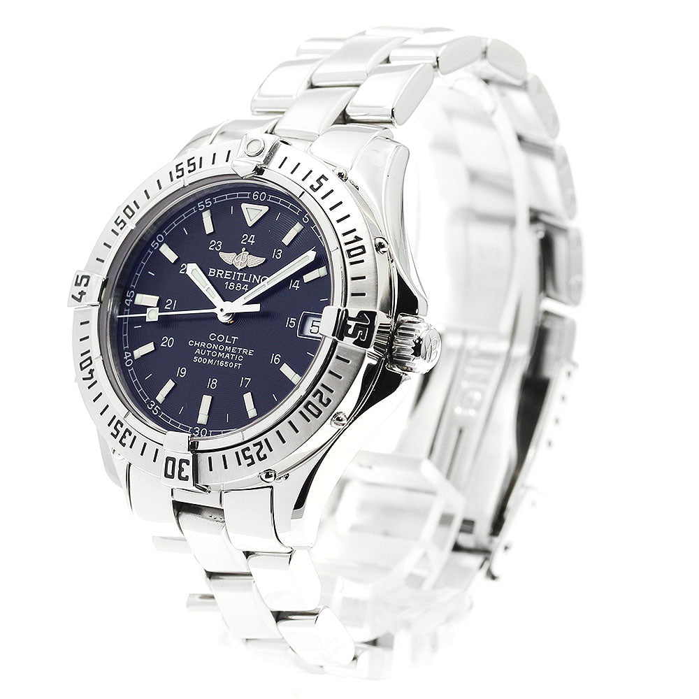 BREITLING Colt Ocean A17350 Date Black Dial Automatic Men's Watch_895976