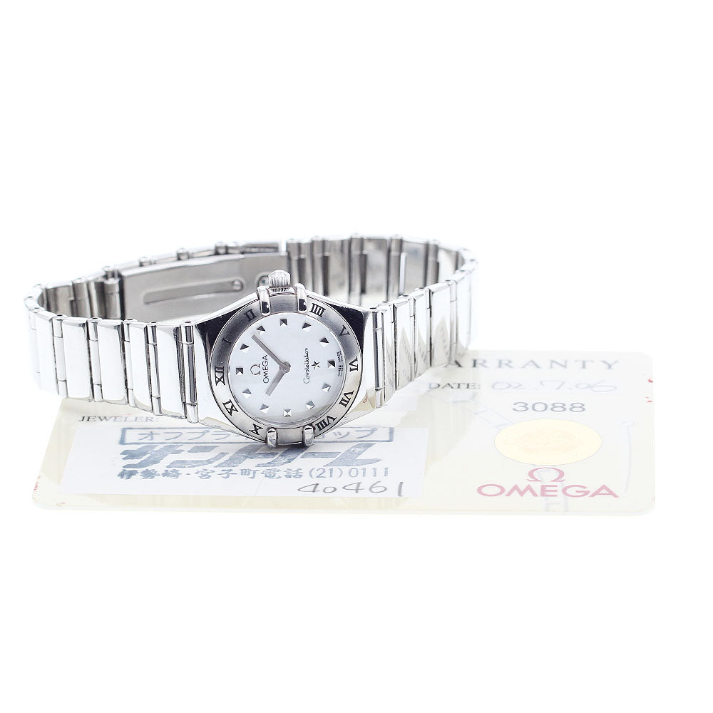 OMEGA Constellation Mini My Choice 1561.71 White shell dial White shell Dial Quartz Ladies Watch_895982