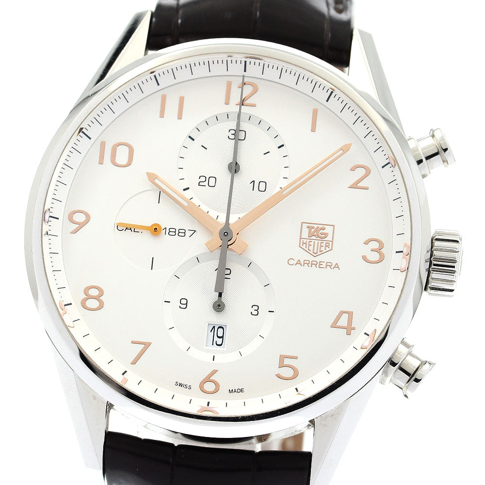 TAG HEUER Carrera CAR2012-4 Caliber 1887 Silver Dial Automatic Men's Watch_895985