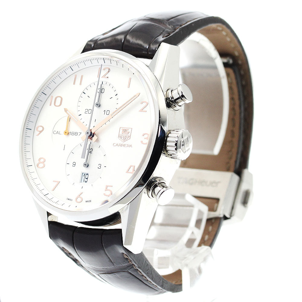TAG HEUER Carrera CAR2012-4 Caliber 1887 Silver Dial Automatic Men's Watch_895985
