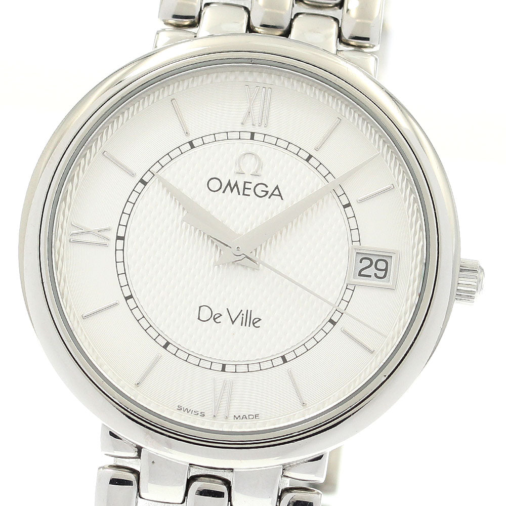 OMEGA De Ville 7514.31 Date Silva Dial Quartz Men's Watch_895994