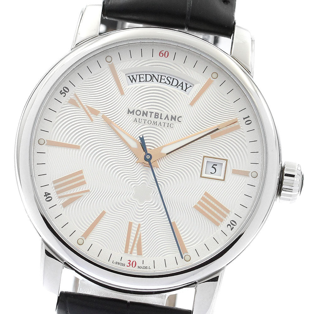 MONTBLANC Star 7391 Day date Silver Dial Automatic Men's Watch_895999