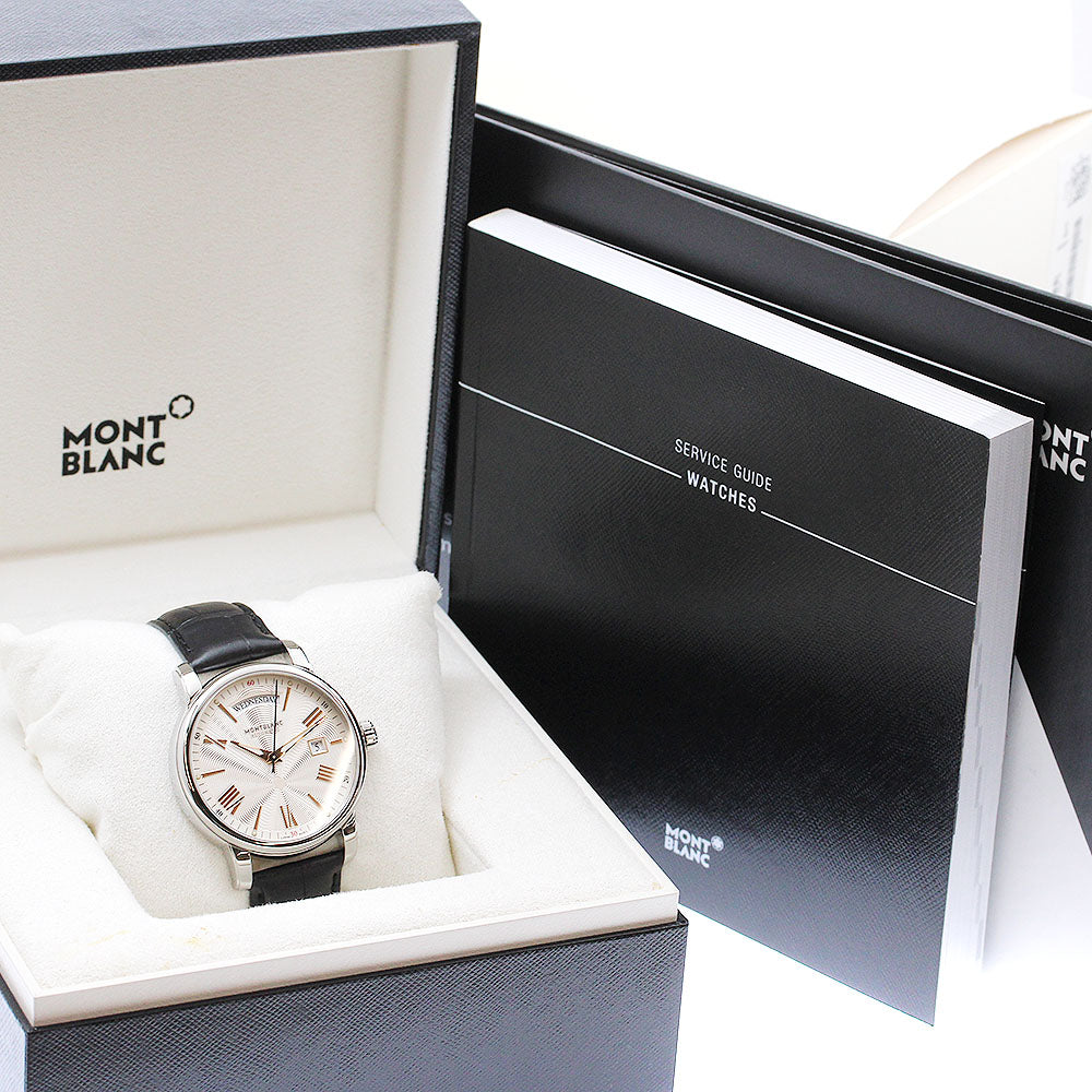 MONTBLANC Star 7391 Day date Silver Dial Automatic Men's Watch_895999