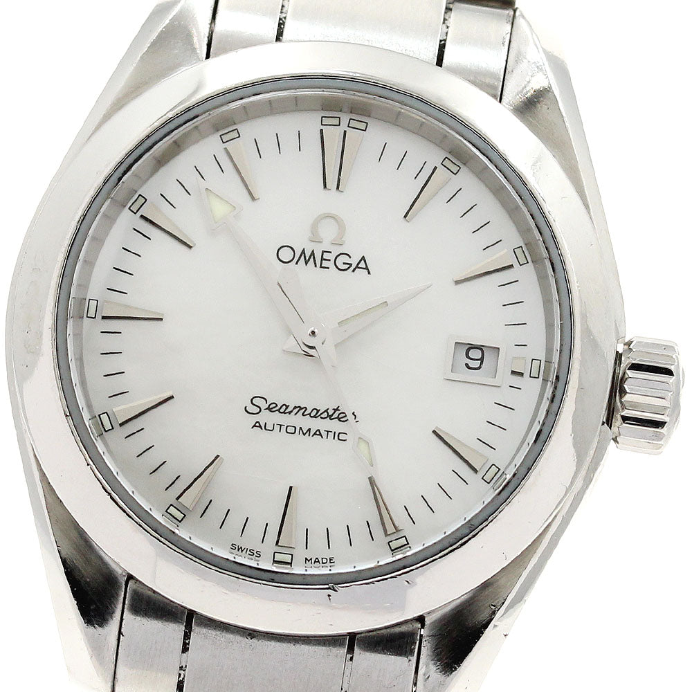 OMEGA Seamaster Aqua Terra 2573.70 Date White shell Dial Automatic Ladies Watch_896010