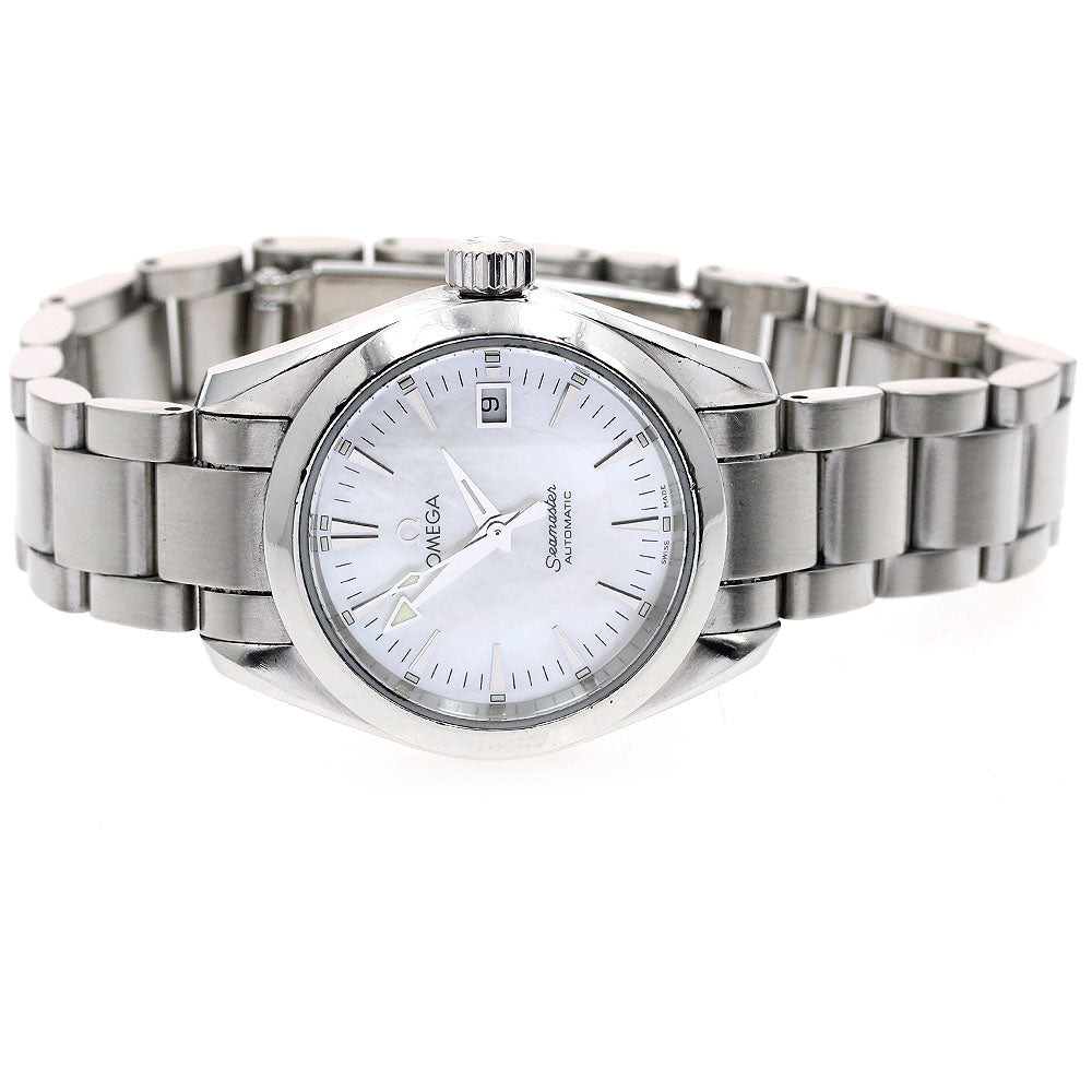 OMEGA Seamaster Aqua Terra 2573.70 Date White shell Dial Automatic Ladies Watch_896010