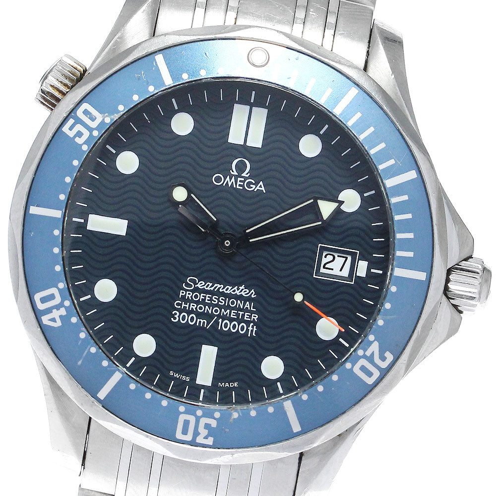 OMEGA Seamaster300 2531.80 Date Navy Dial Automatic Men's Watch_896030