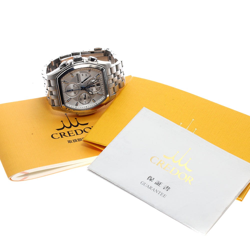 SEIKO CREDOR Pacificique 6S77-00A0/GCBK993 Chronograph Automatic Men's_896032