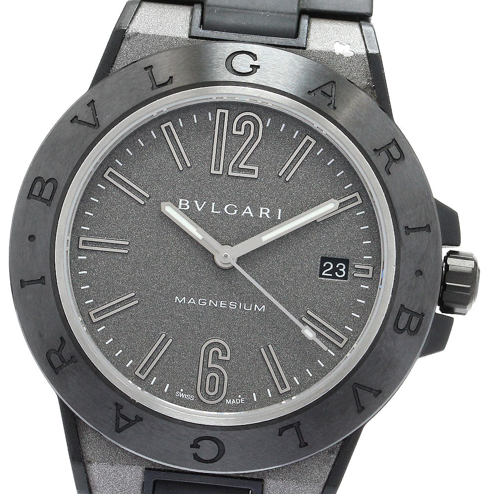 BVLGARI Diagono Magnesium DG41SMC Date gray Dial Automatic Men's Watch_896035