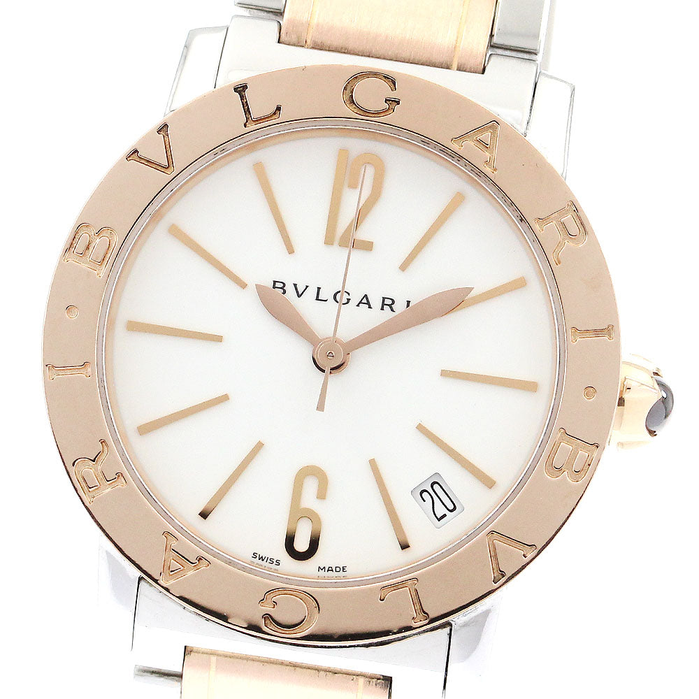 BVLGARI BVLGARIBVLGARI BBLP33SG Date white Dial Automatic Boy's Watch_896038