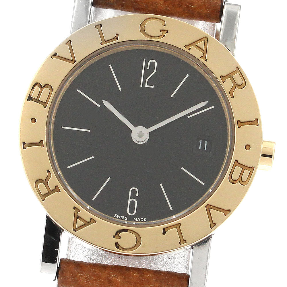 BVLGARI BVLGARIBVLGARI BB26SGL Date Black Dial Quartz Ladies Watch_896039