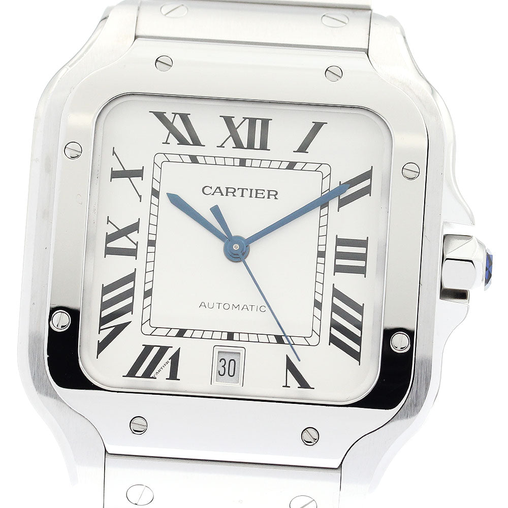 CARTIER Santos de Cartier LM WSSA0009 Silver Dial Automatic Men's Watch_896064