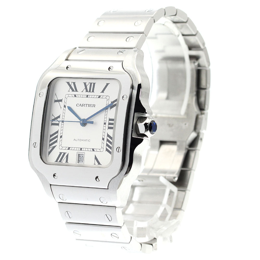 CARTIER Santos de Cartier LM WSSA0009 Silver Dial Automatic Men's Watch_896064