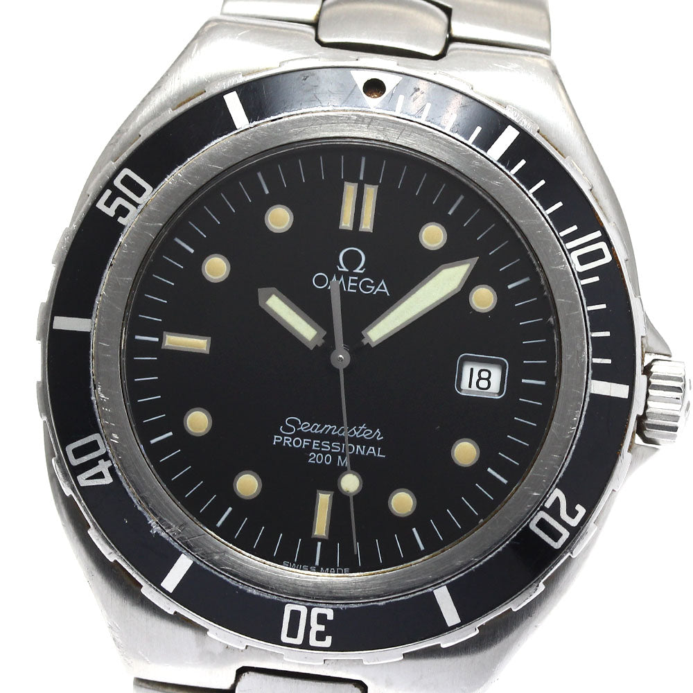 OMEGA Seamaster200 Date black Dial Quartz Men's Watch_896071