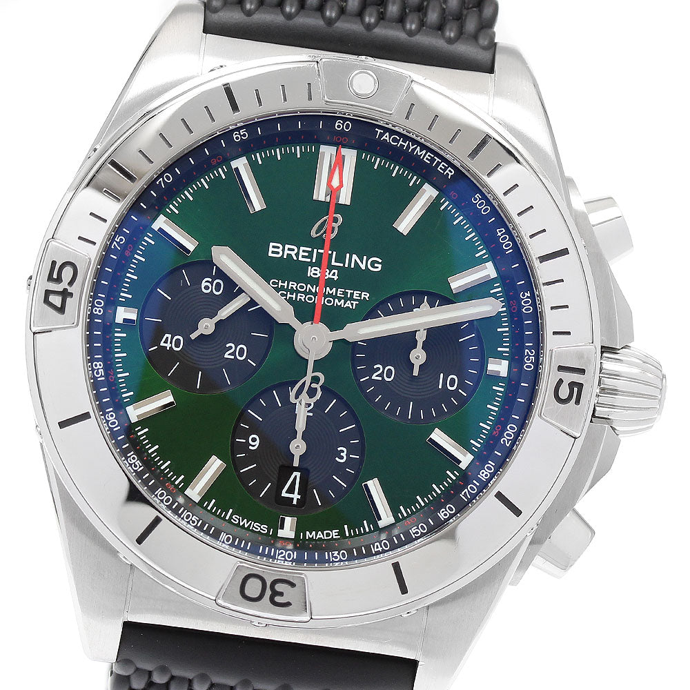 BREITLING Chronomat B01 42 Bentley AB0134 Chronograph green Dial AT Men's_896072