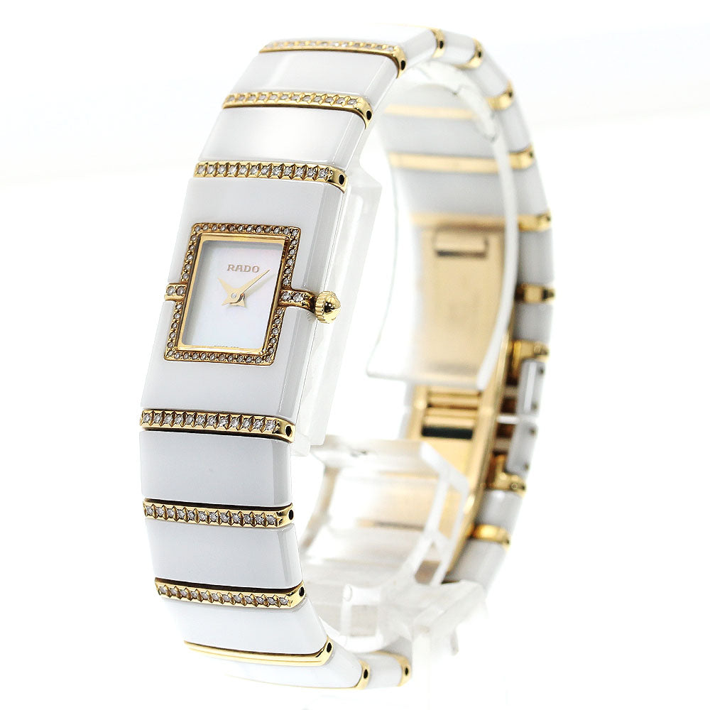 RADO Diastar 963.0426.3 Ceramic x K18YG Diamond Quartz Ladies Watch_896076