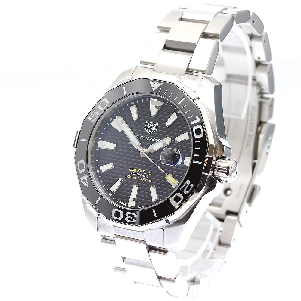 TAG HEUER Aqua Racer Caliber 5 WAY201A Date black Dial Automatic Men's_896077