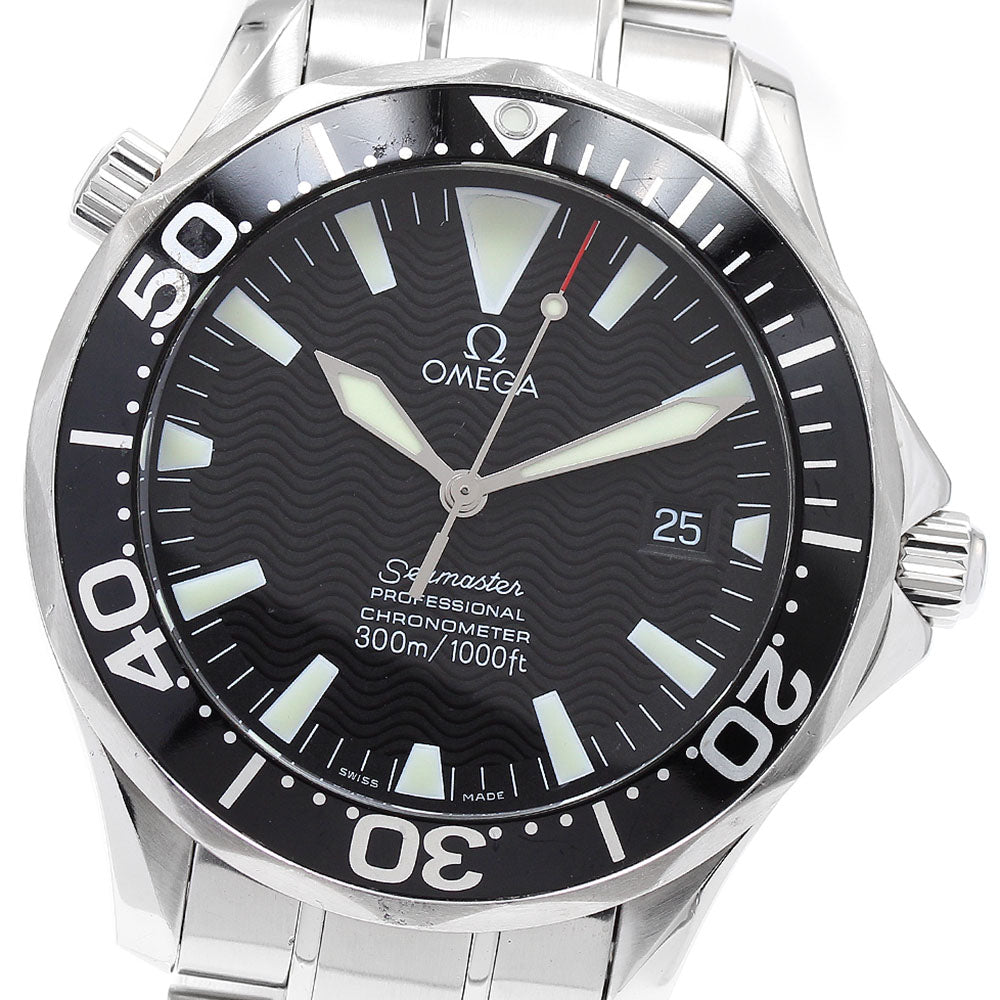 OMEGA Seamaster300 2254.50 Date black Dial Automatic Men's Watch_896080