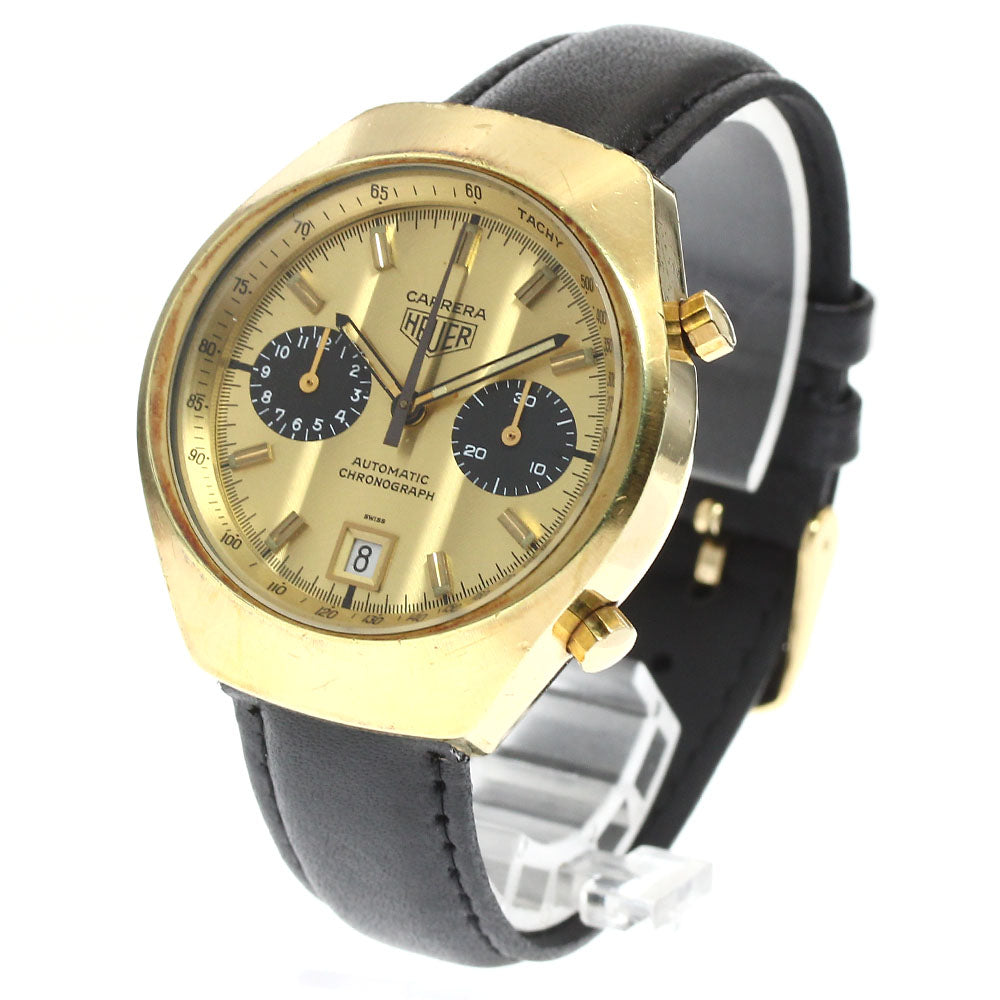 Heuer Carrera Chronograph Date cal.12 gold Dial Automatic Men's Watch_896083