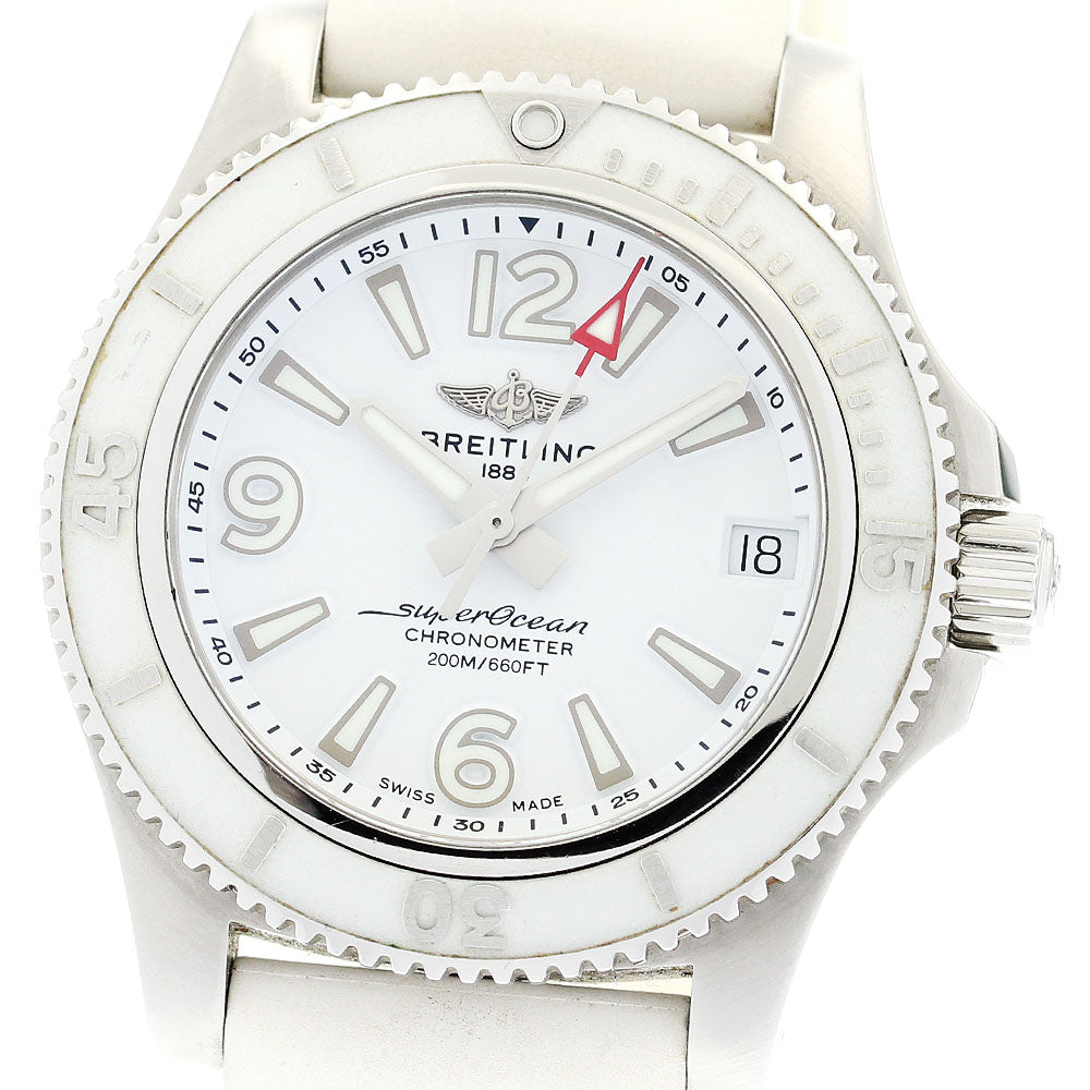BREITLING Superocean 36 A17316 Date white Dial Automatic Boy's Watch_896084
