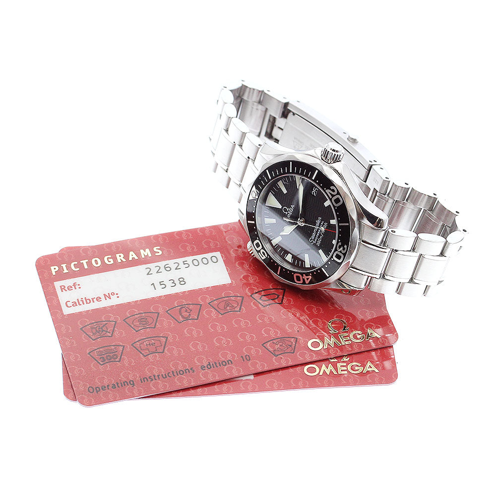 OMEGA Seamaster300 Professional 2262.50 Black Dial Quartz Boy's Watch_896089