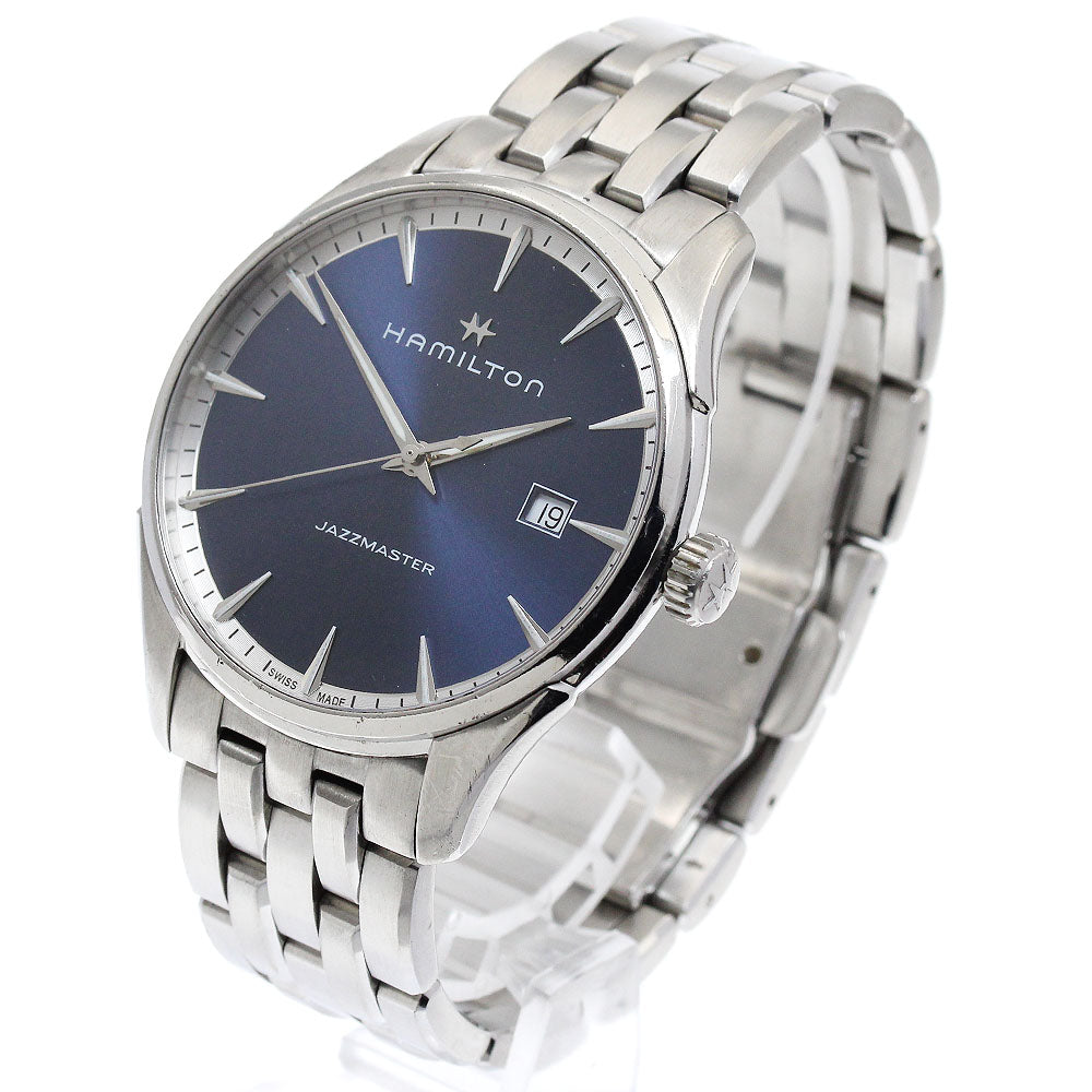 HAMILTON Jazz master H324510 Date Navy Dial Quartz Men's Watch_896091