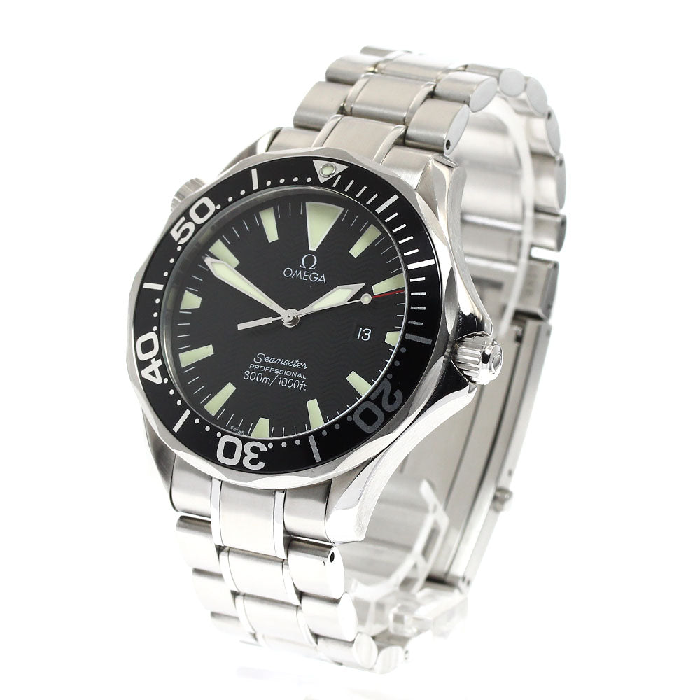 OMEGA Seamaster300 2264.50 Date black Dial Quartz Men's Watch_896095