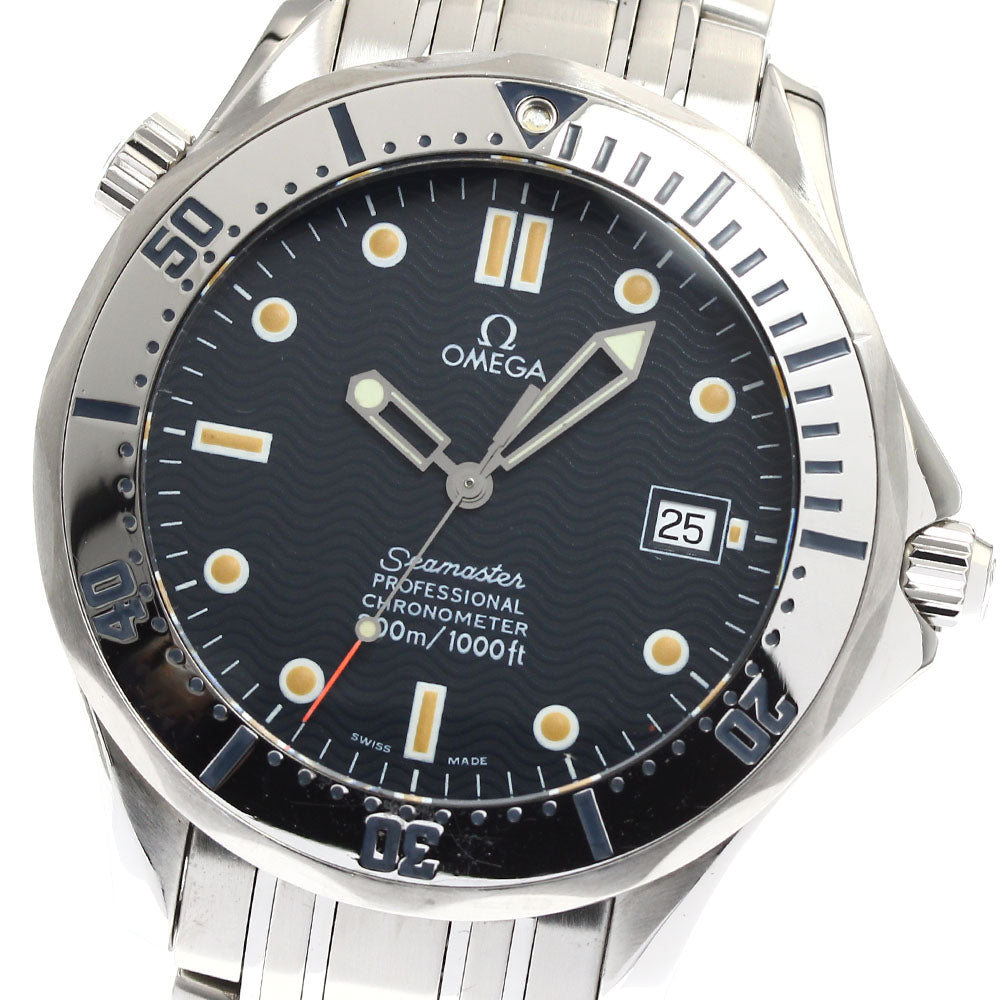 OMEGA Seamaster300 2532.80 Date Navy Dial Automatic Men's Watch_896098