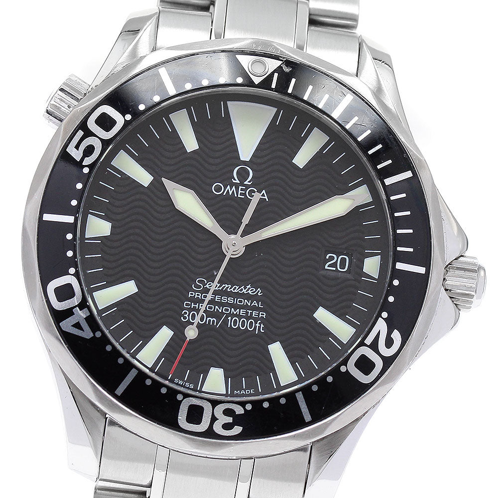 OMEGA Seamaster300 2254.50 Date Black Dial Automatic Men's Watch_896107
