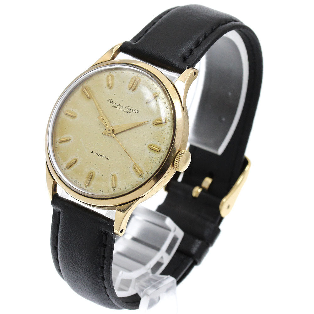 IWC SCHAFFHAUSEN Redundant dial K18YG Cal.853 Silver Dial Automatic Men's Watch_896112