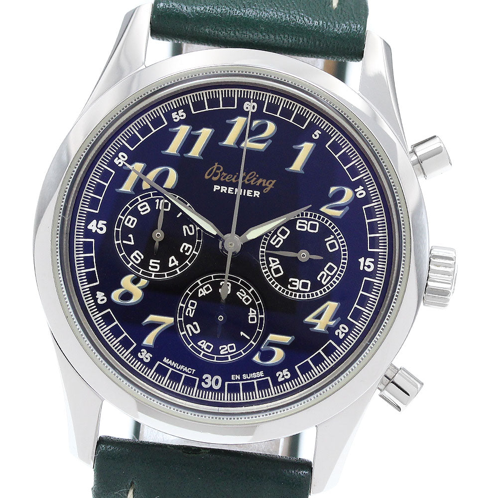 BREITLING Navitimer premier A40035 Chronograph black Dial Automatic Men's_896113