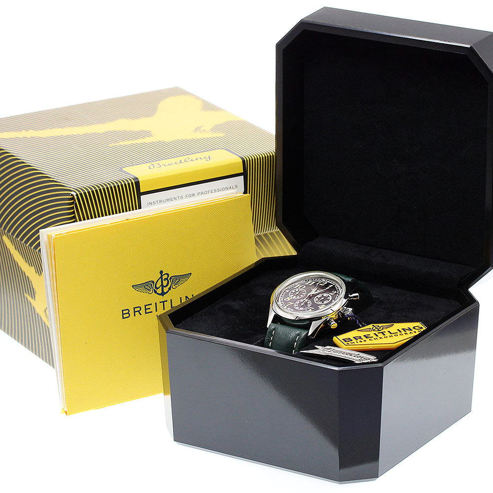 BREITLING Navitimer premier A40035 Chronograph black Dial Automatic Men's_896113