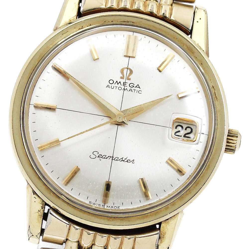 OMEGA Seamaster 166.003 Cal.562 Rice Bracelet Silver Dial Automatic Men's_896116