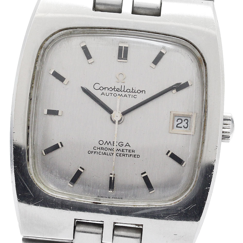 OMEGA Constellation Square Silver Dial Automatic Men's Watch_896119