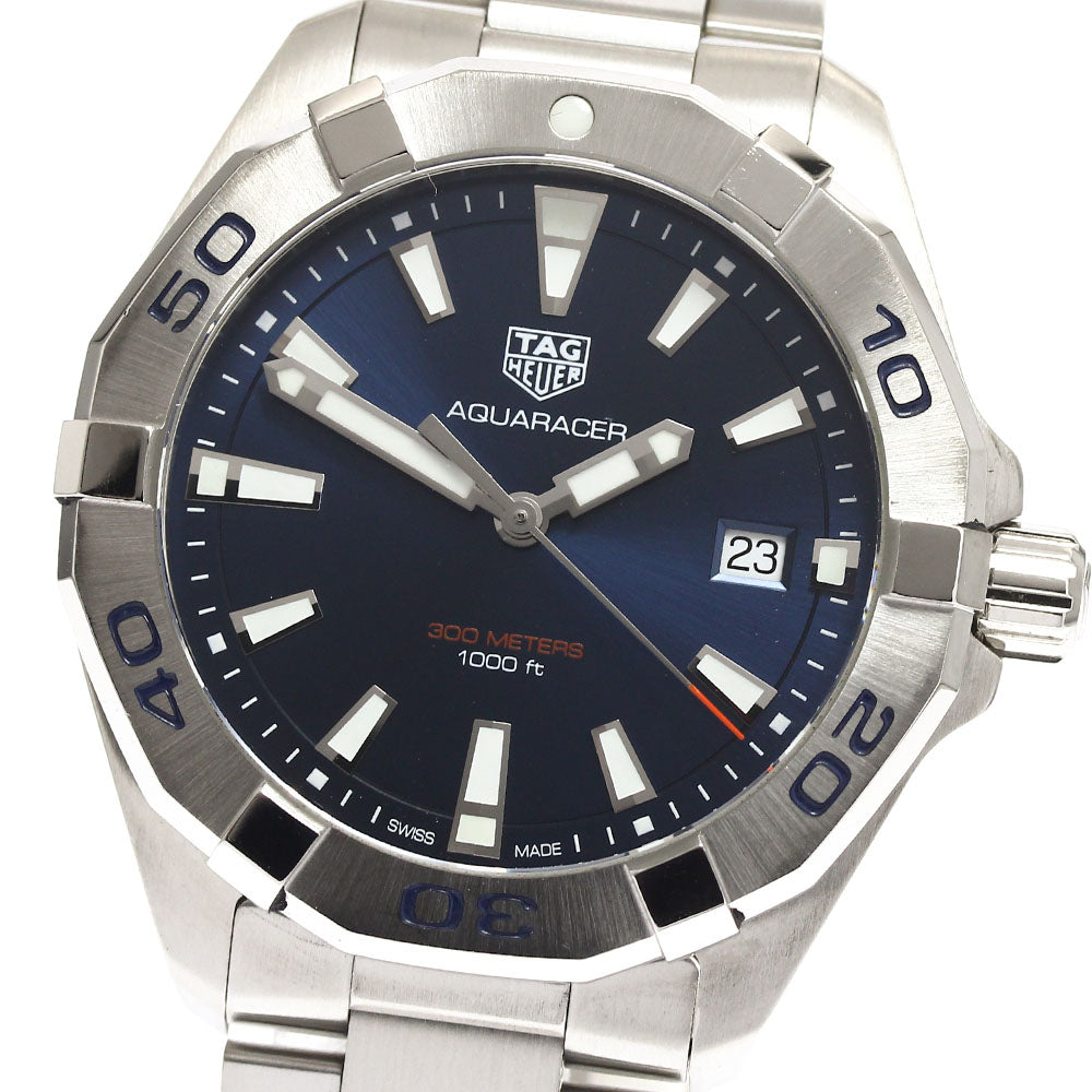 TAG HEUER Aqua racer WBD1112 Date Navy Dial Quartz Men's Watch_896120