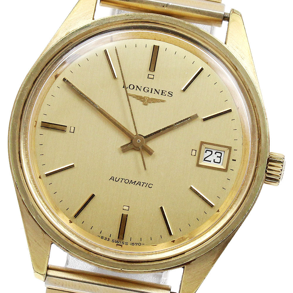 LONGINES cal.L633.1 Date gold Dial Automatic Men's Watch_896121