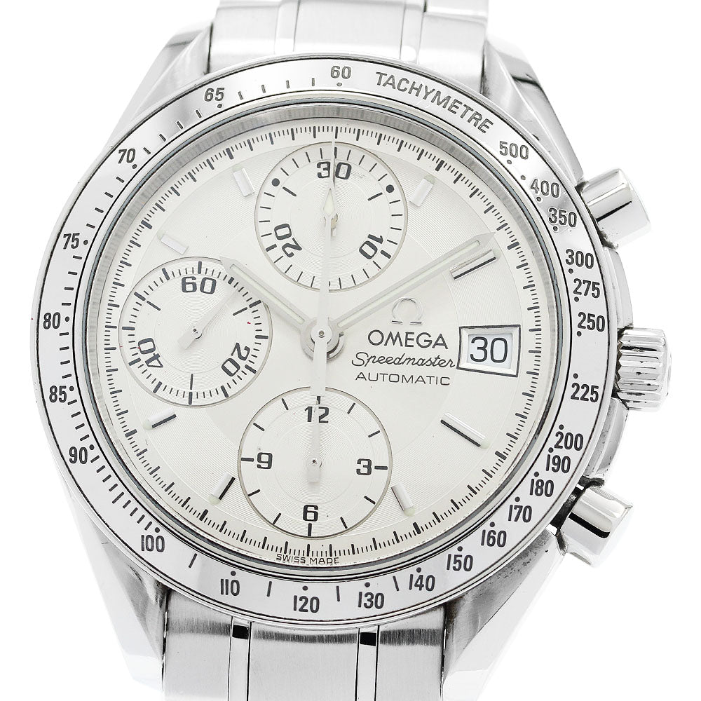 OMEGA Speedmaster 3513.30 Date Chronograph Silver Dial Automatic Men's_896123